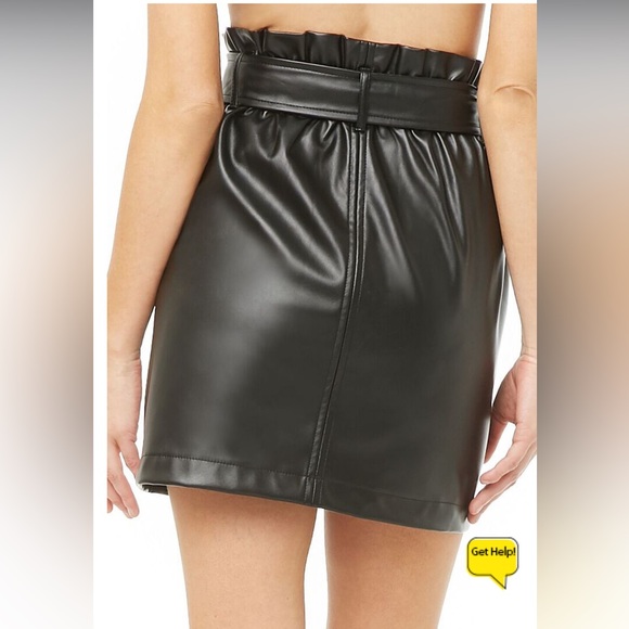 Mini Faux Leather Skirt - Picture 2 of 7